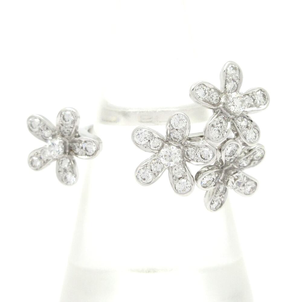 Van Cleef & Arpels Socrates Entre Les Door Rings Ring VCARB14550 18K White Gold